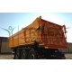 Hardox half pipe rear tipping semi trailer