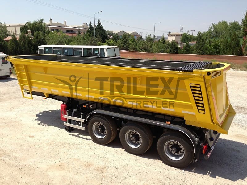 Half Pipe Type Tipping Semi Trailer