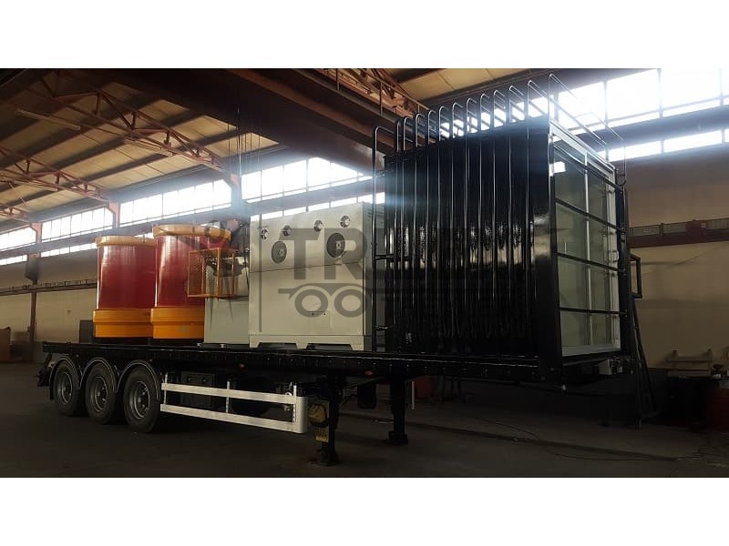 High Voltage Cable Test System Semi Trailer