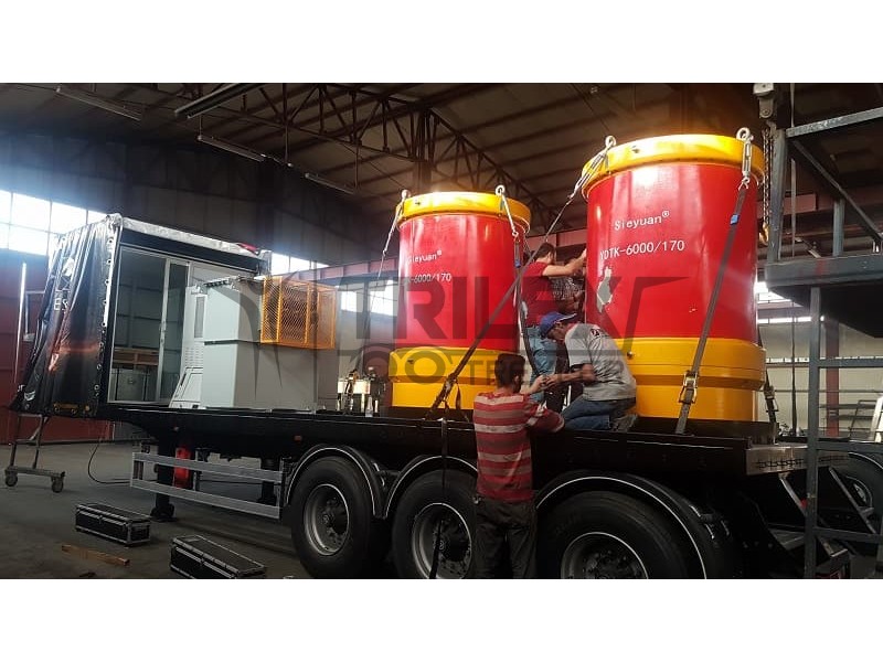 high voltage cable test system semitrailer