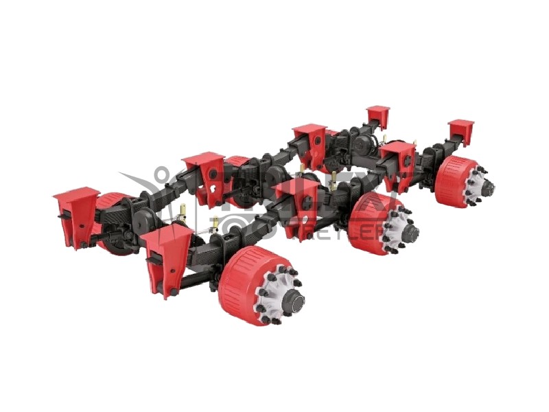 3 Axle Set Equipped with Mechanical Suspension