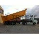 Rear tipping heavy duty tipping semi trailer
