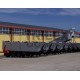 Rear tipping heavy duty tipping semi trailer