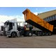 Rear tipping heavy duty tipping semi trailer
