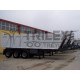 Rear tipping heavy duty tipping semi trailer