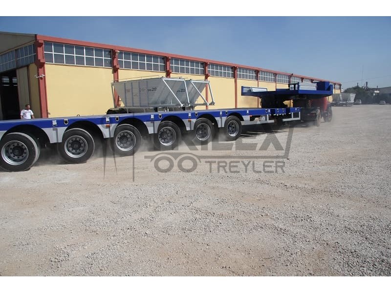 8 axle low-bed semi-trailer