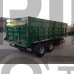 10 tons double axle agricultural tipper trailer