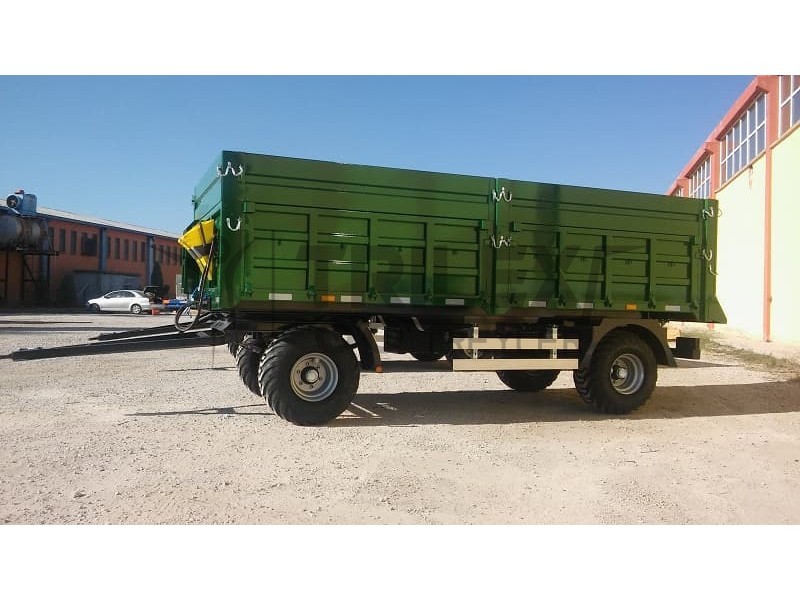 turntable agricultural tipper trailer