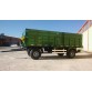 8 Tons Capacity Turn-Table Agricultural Tipper Trailer